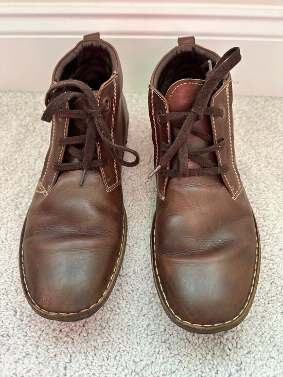 Pikolinos Mens Size 42/ US 8.5-9 Brown Leather Lace Up Ankle Boots Shoes main image 8
